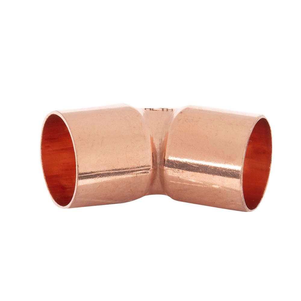Coude 45° en cuivre 3/4&nbsp;po FxF