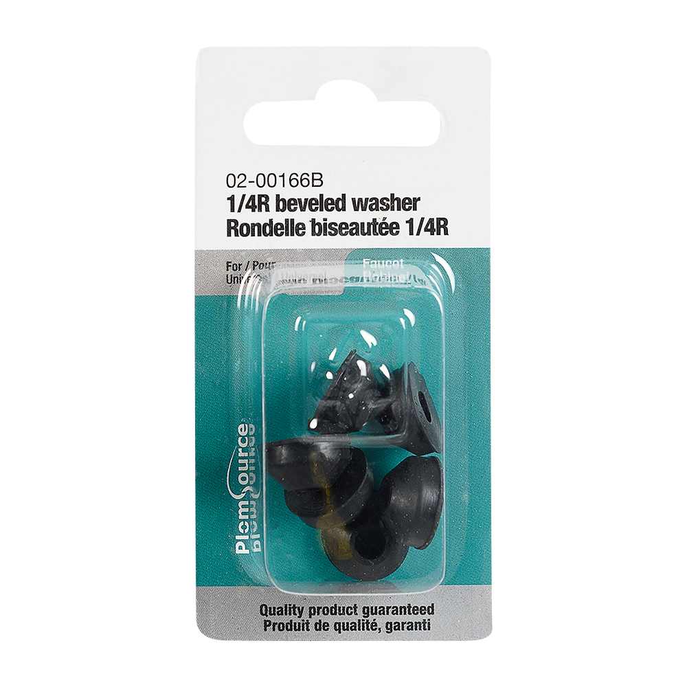 Beveled Faucet Washers 9/16 in (1/4R) Pkg/6