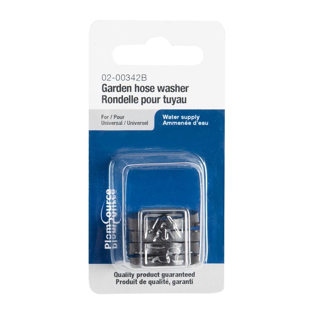Rondelles d'étanchéité pour tuyau 3/4&nbsp;po Pqt/4