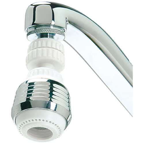 Aérateur de robinet pivotant universel