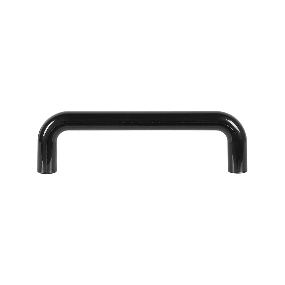 Poignée d'armoire en plastique Villeray noire 96&nbsp;mm&nbsp;c/c