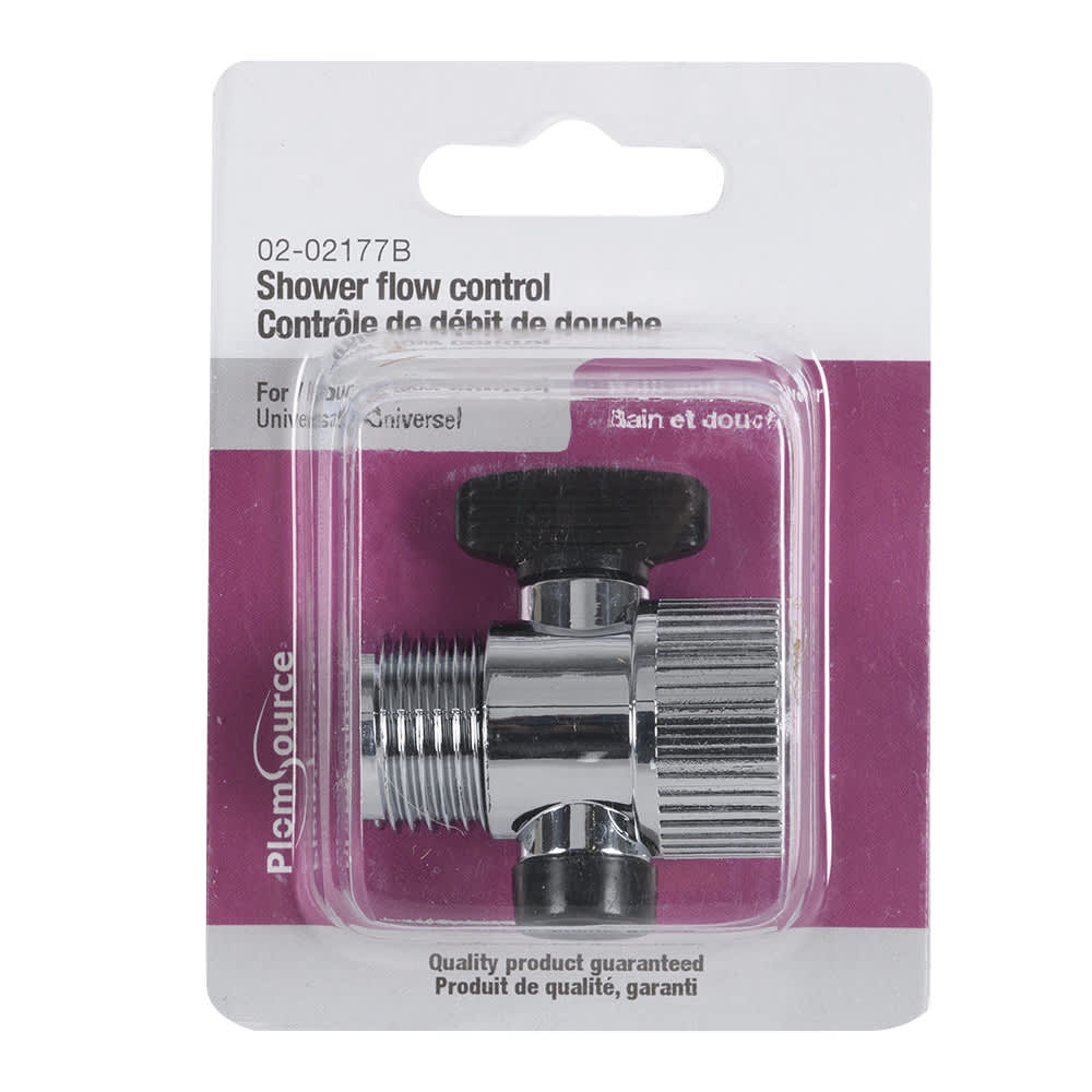 Soupape de contrôle de débit d'eau chrome