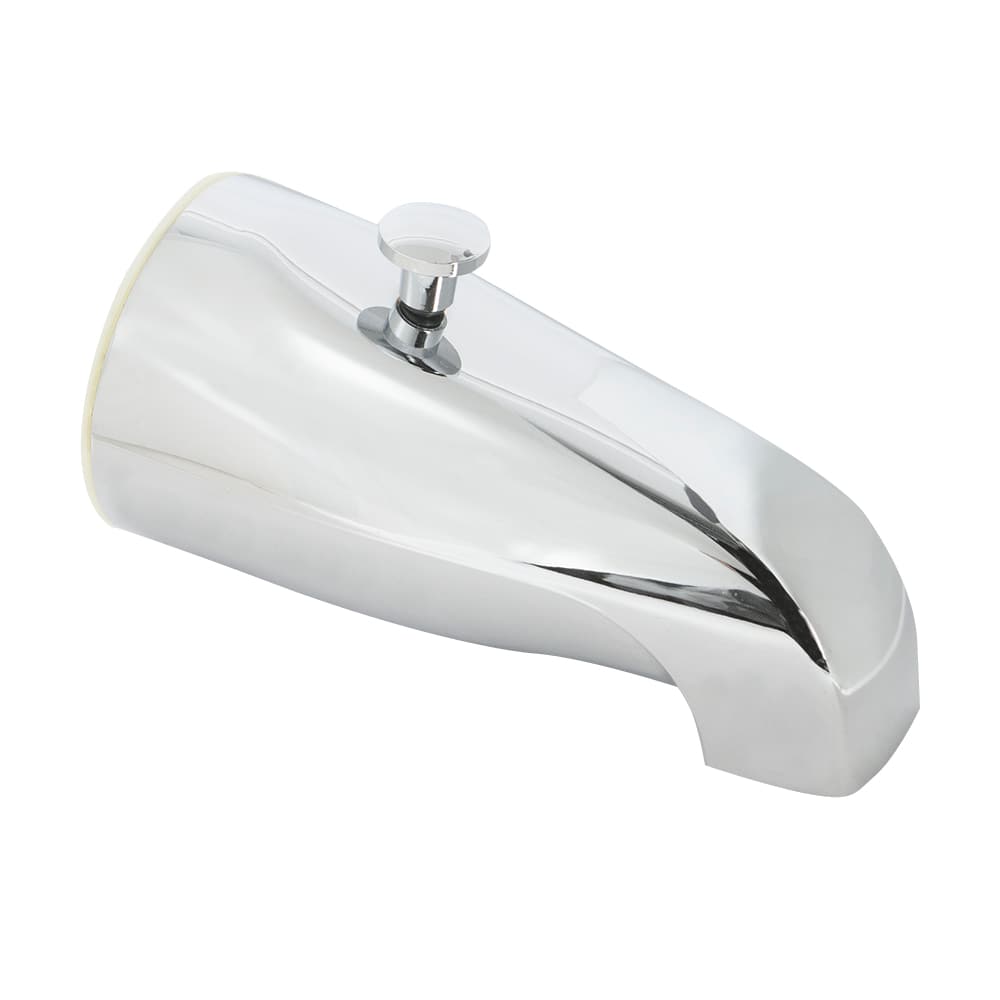 Bec de baignoire avec inverseur chrome