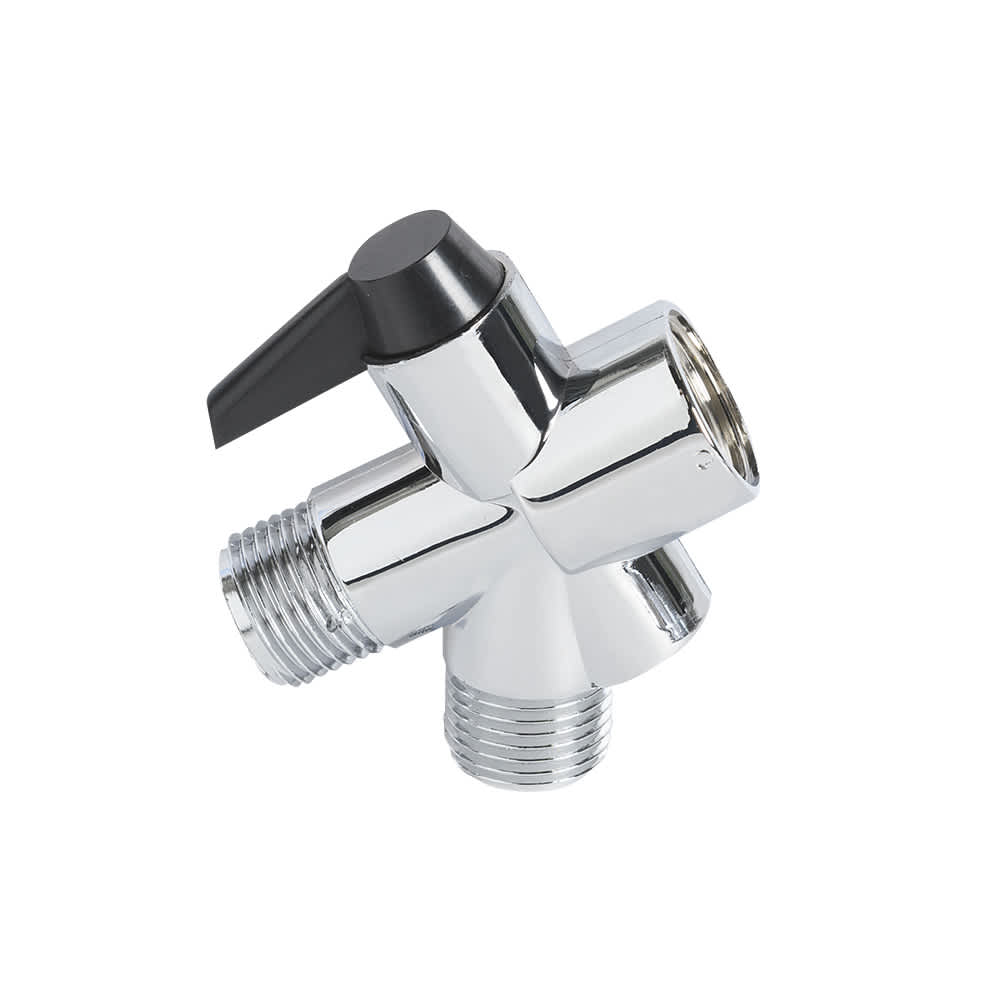 Déviateur de douche en Y chrome