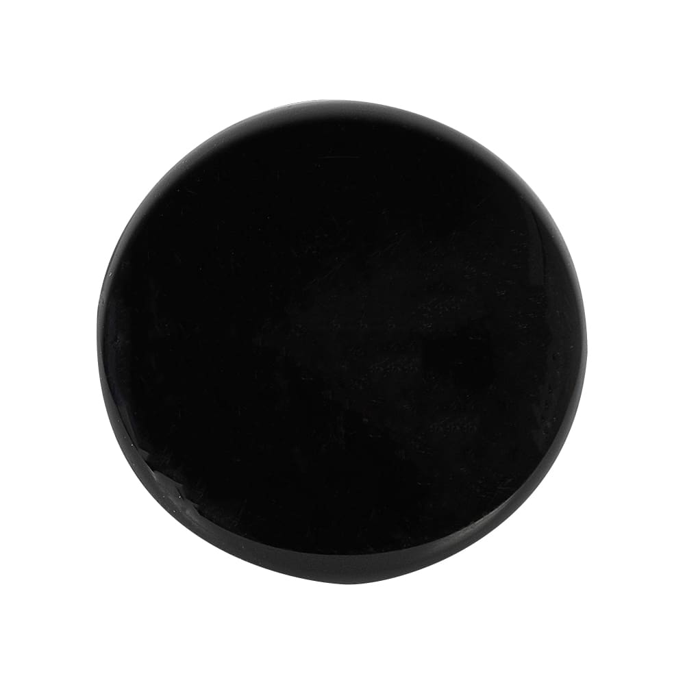 Bouton d'armoire en plastique Villeray noir 34&nbsp;mm