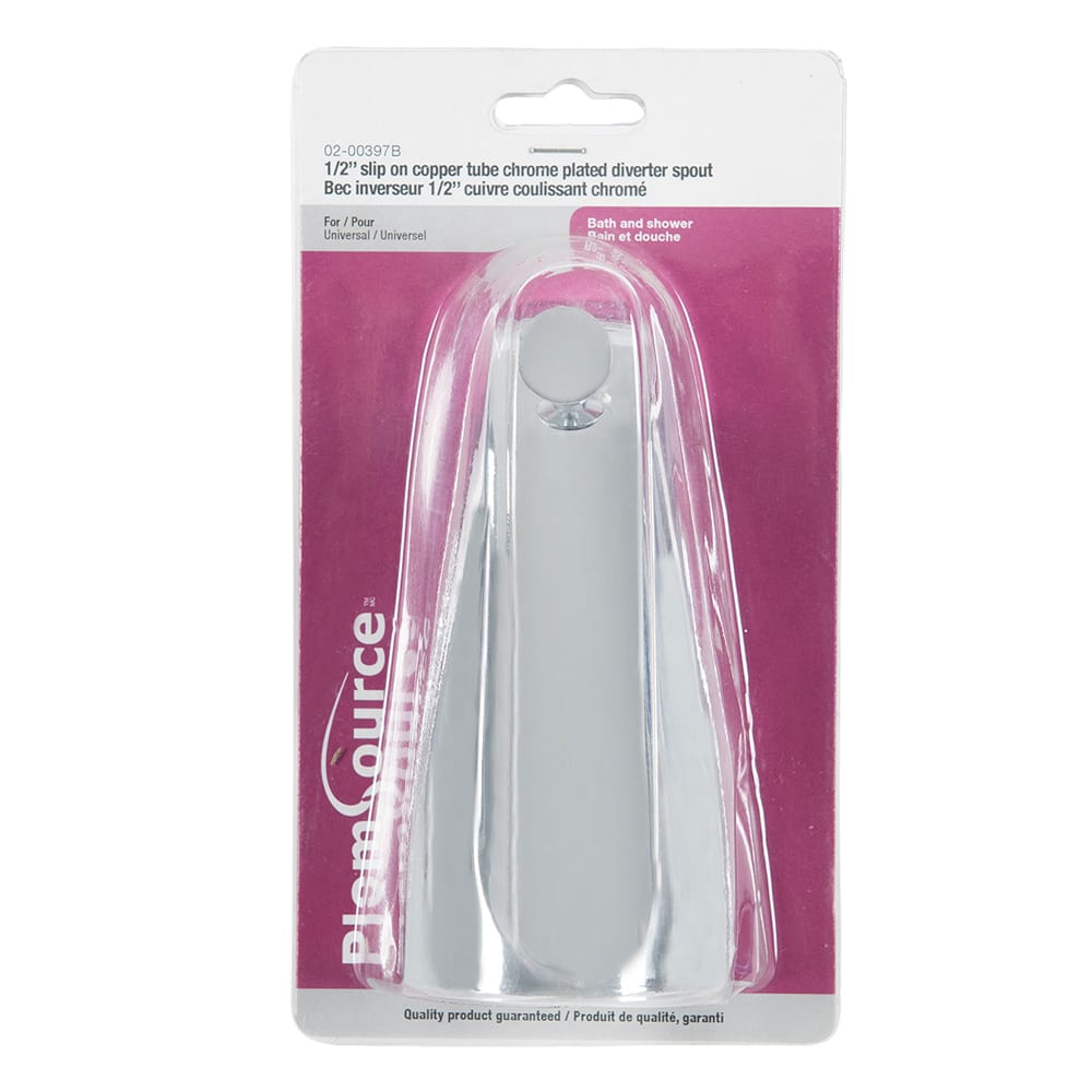 Bathtub Spout with Diverter Chrome