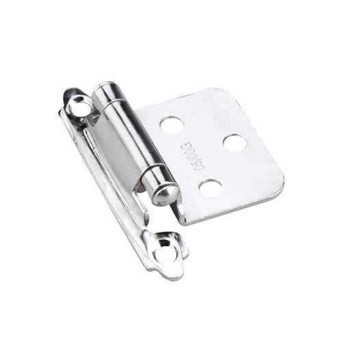 Charnières de surface à fermeture automatique chrome Pqt/2