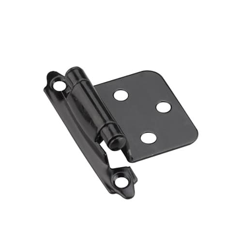 Charnières de surface à fermeture automatique noires Pqt/2