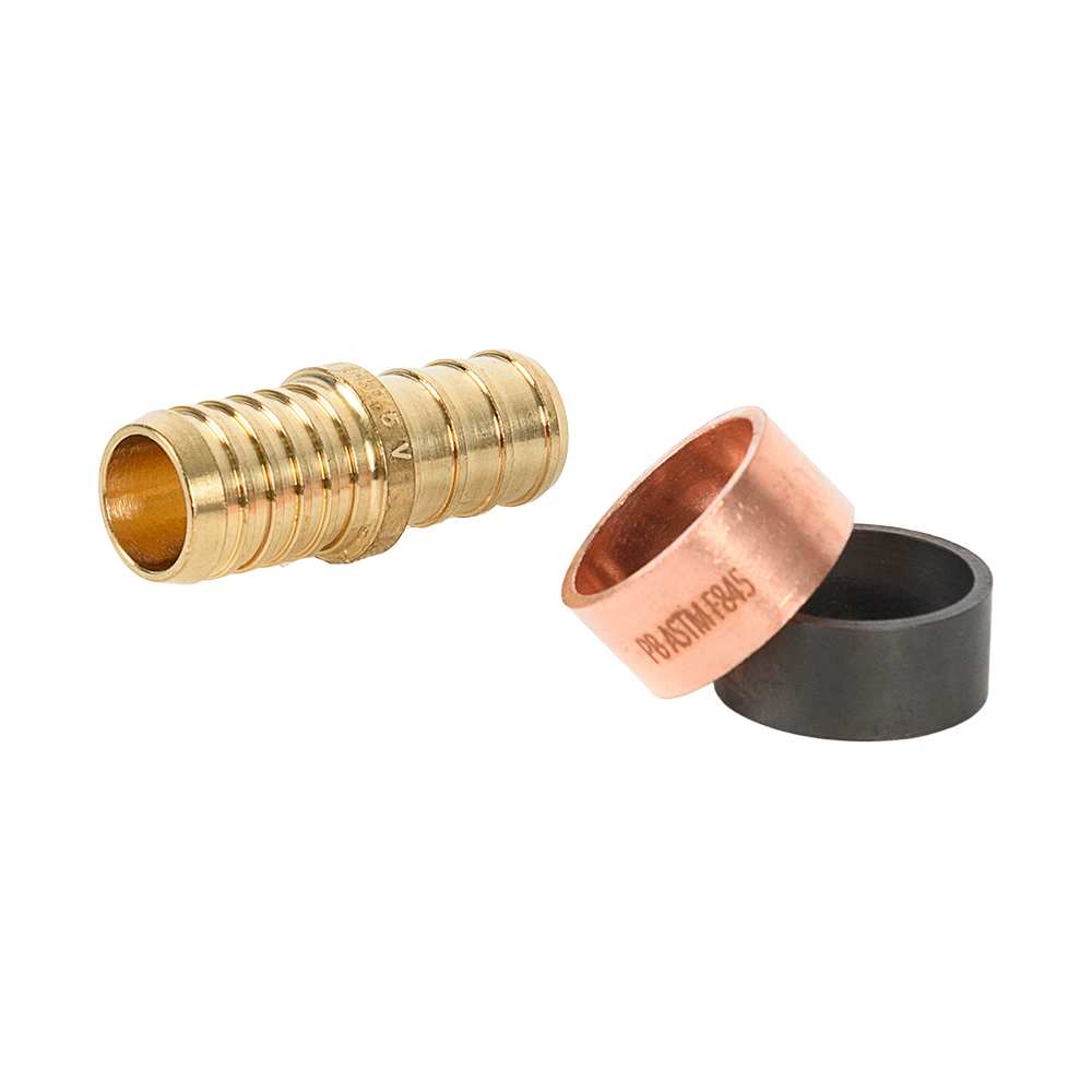Raccord de transition PEX x Poly B 1/2&nbsp;po&nbsp;x 1/2 po