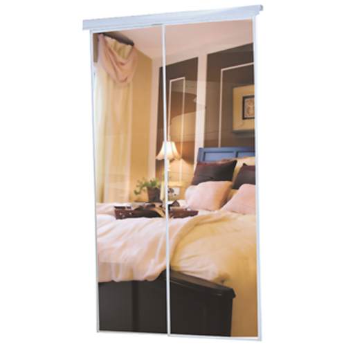 Porte miroir coulissante 48&nbsp;po