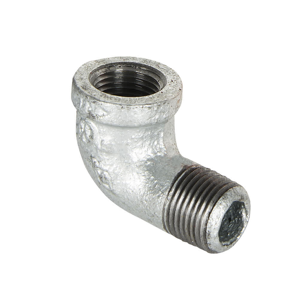 Coude 90° galvanisé (M x F) 3/8 po