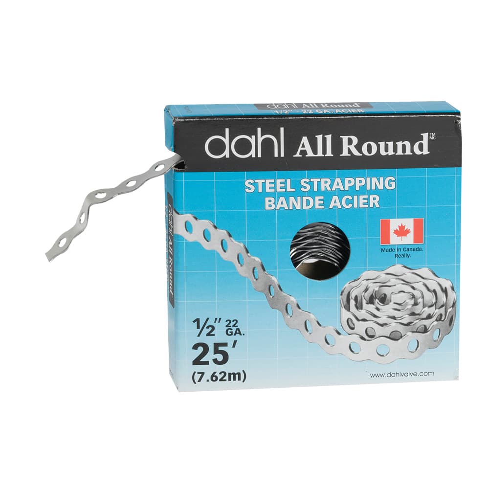 Perforated Steel Strapping - 1/2 in. x 25 ft.