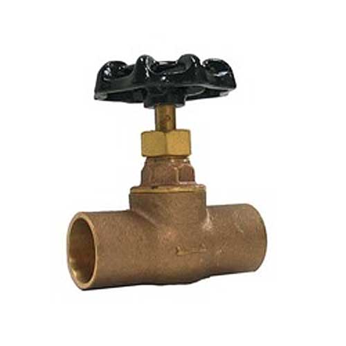 Robinet d'arrêt sans vidange 1/2 po x 1/2 po soudé