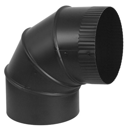 Coude de tuyau de poêle ajustable 8&nbsp;po