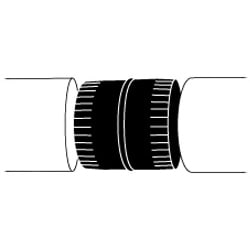 Male Stovepipe Connector 6 in.