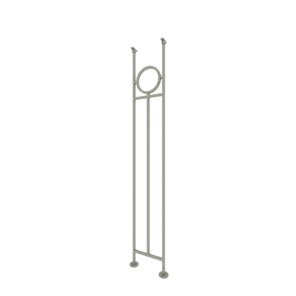 Galeria Straight Wrought Iron Stair Panel 38 in