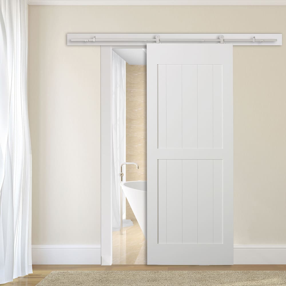 Ensemble de rail Mini-Loft porte coulissante 78 3/4 po