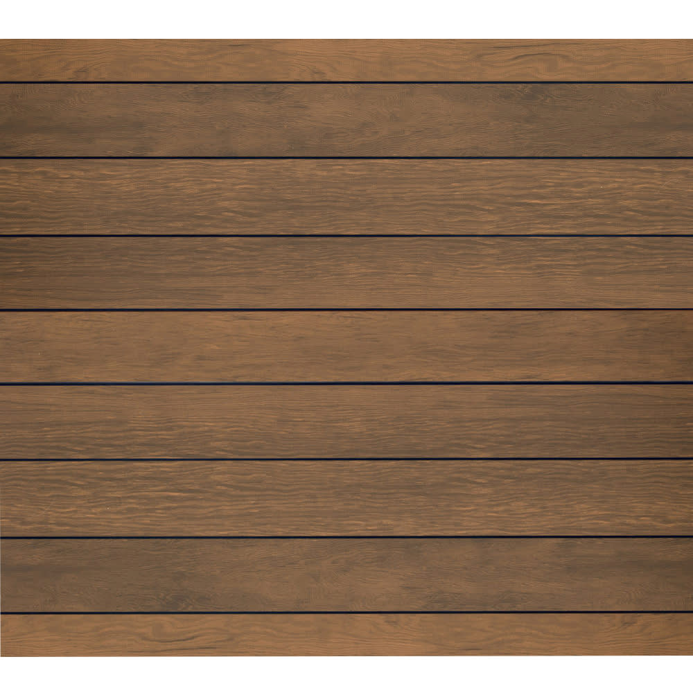 5-1/4 in. Bellara Steel Siding Woodgrain Finish Mountain Cedar