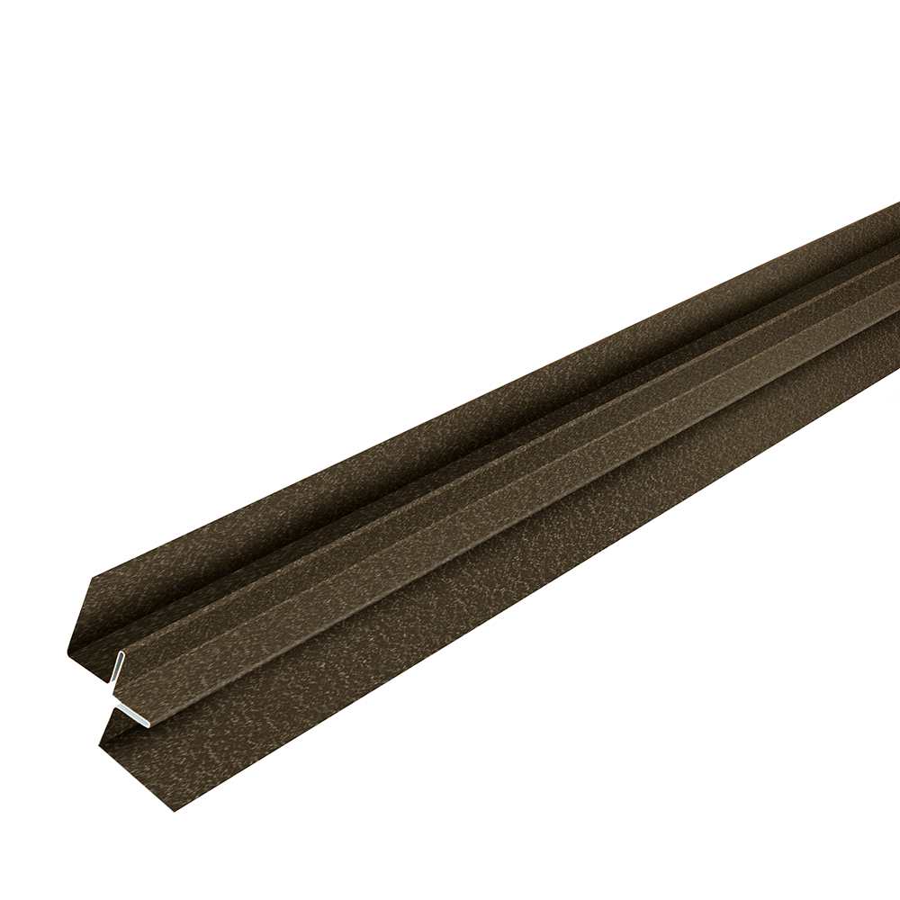 Bellara Steel Siding Inside Corner 10 ft. Espresso