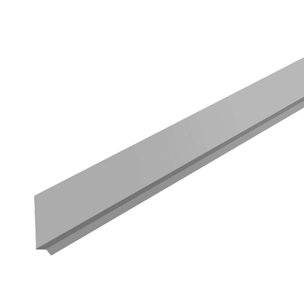 Bellara Steel Siding Drip Edge 10 ft. Regent Grey
