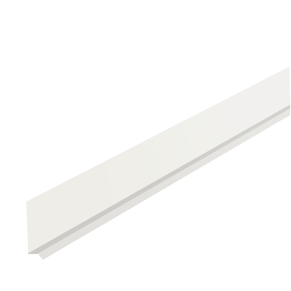 Bellara Steel Siding Drip Edge 10 ft. Cambridge White