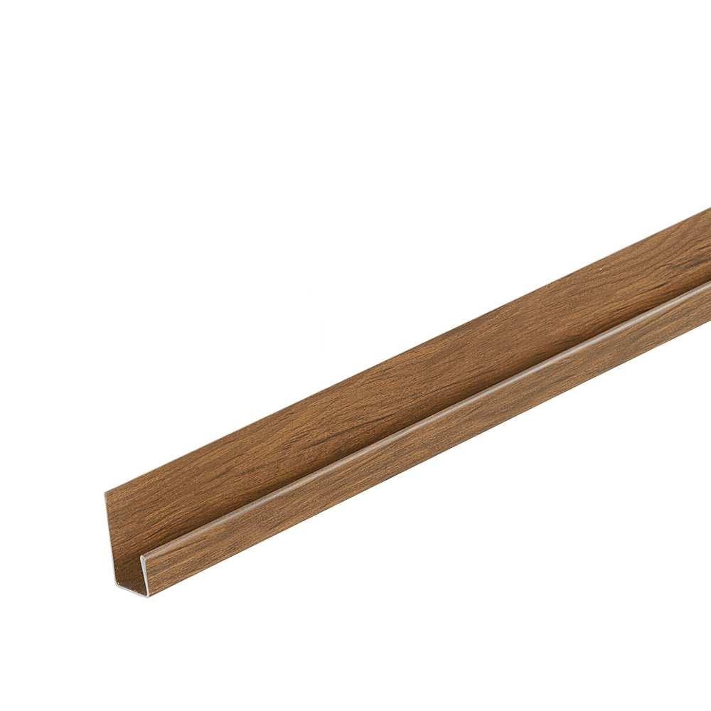 Bellara Steel Siding J Moulding 10 ft. Mountain Cedar