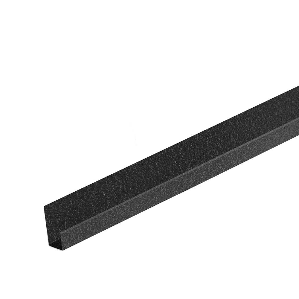 Bellara Steel Siding J Moulding 10 ft. Ebony