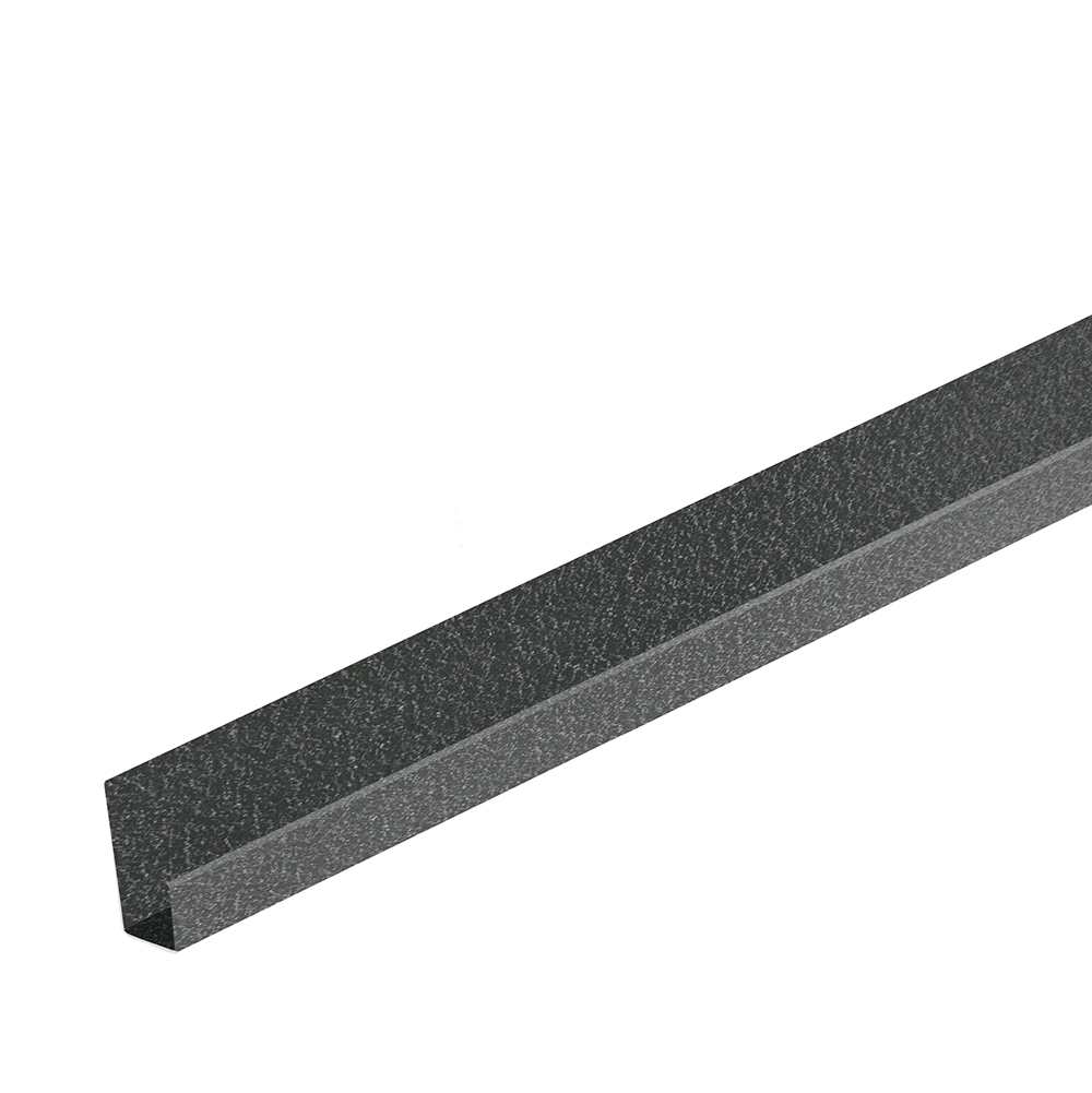 Bellara Steel Siding J Moulding 10 ft. Graphite