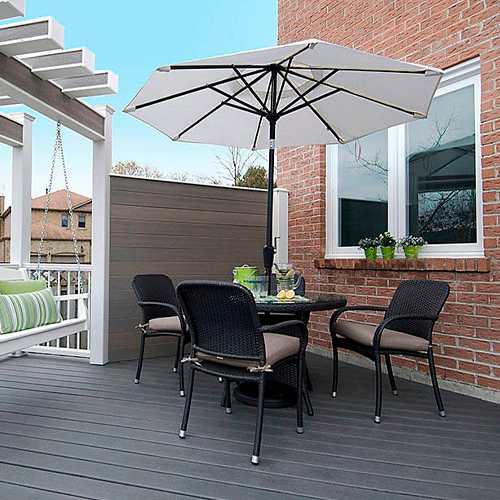 Planche de patio composite Trex Enhance Basics carrée Clam Shell 5&nbsp;1/2&nbsp;po&nbsp;x&nbsp;20&nbsp;pi