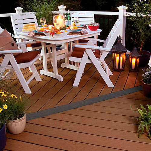 Trex Enhance Basics Composite Patio Board Square Edge Saddle 5&nbsp;1/2&nbsp;in&nbsp;x&nbsp;20&nbsp;ft