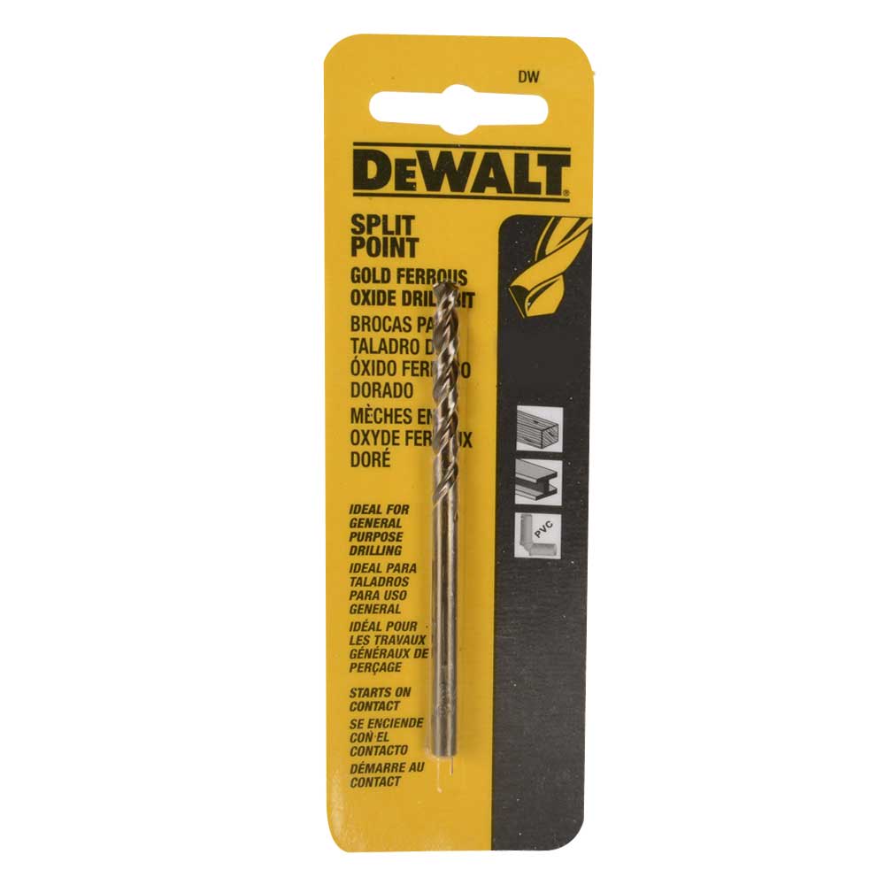 DEWALT Split Point Drill Bit - 9/64 in.