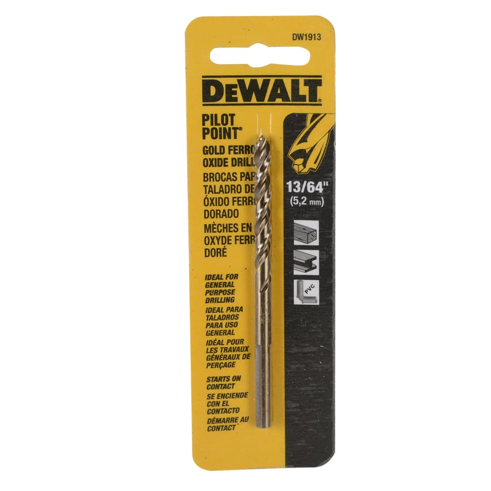 DEWALT Pilot Point Drill Bit - 13/64 in.