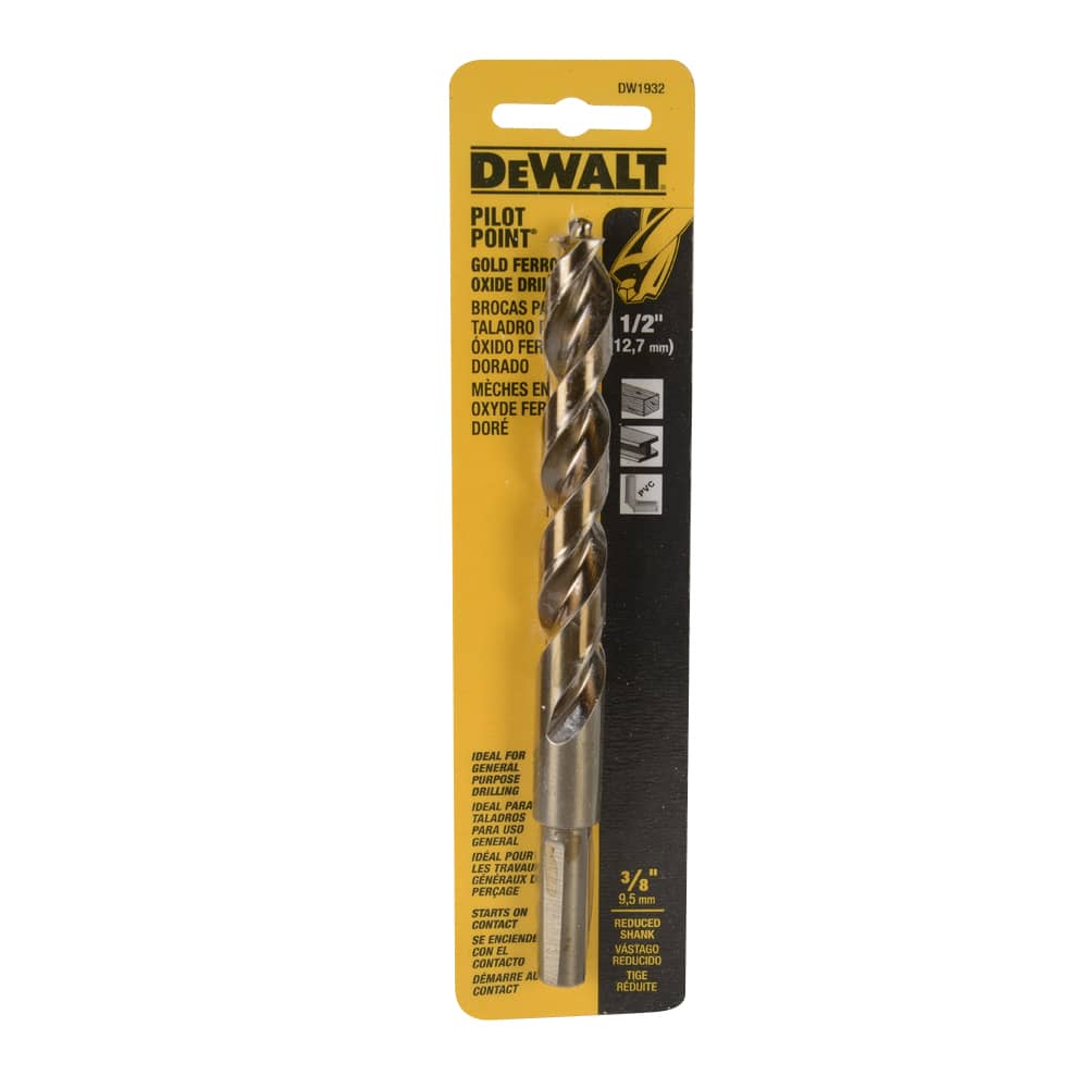 DEWALT Pilot Point Drill Bit - 1/2 in.