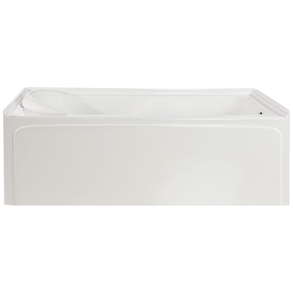 Baignoire alcôve Miranda drain à droite 60 po x 32 po