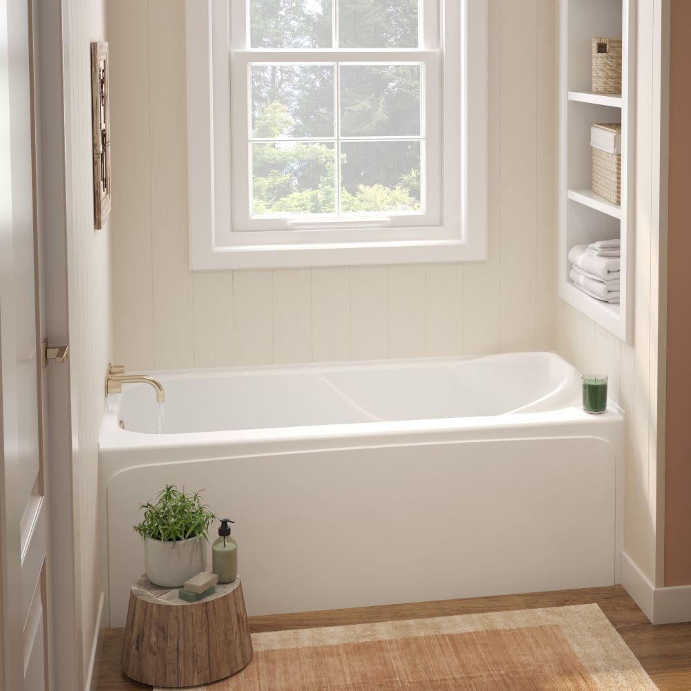 Baignoire alcôve Miranda drain à gauche 60 po x 32 po