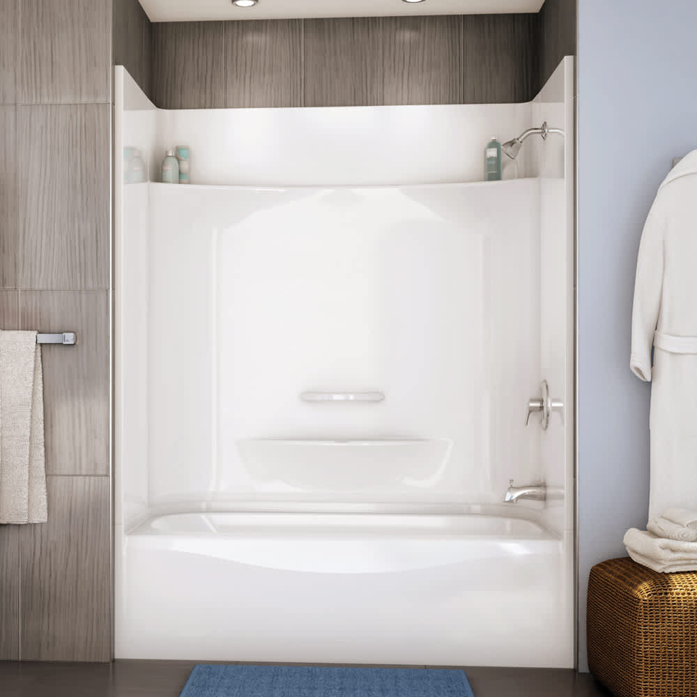 MAAX Essence Sectional Tub/Shower Right-Hand-Drain 60 in x 30 in