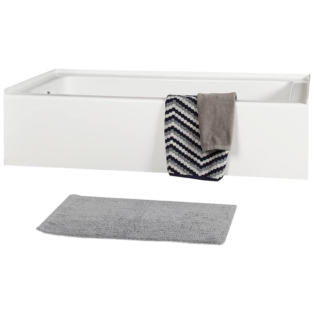TASSILI Bristol Alcove Bathtub Left-Hand Drain 60 in. x 30 in.