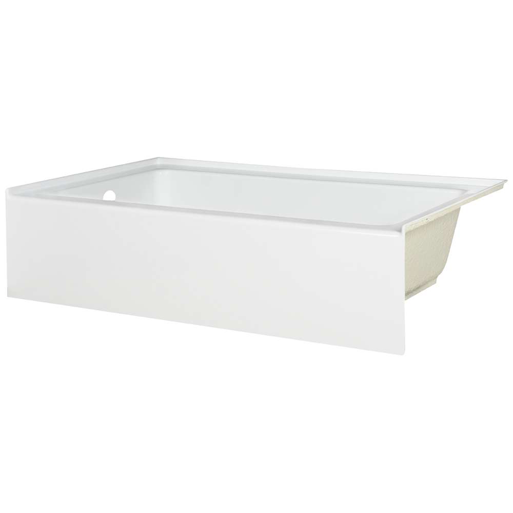 TASSILI Bristol Alcove Bathtub Left-Hand Drain 60 in. x 30 in.
