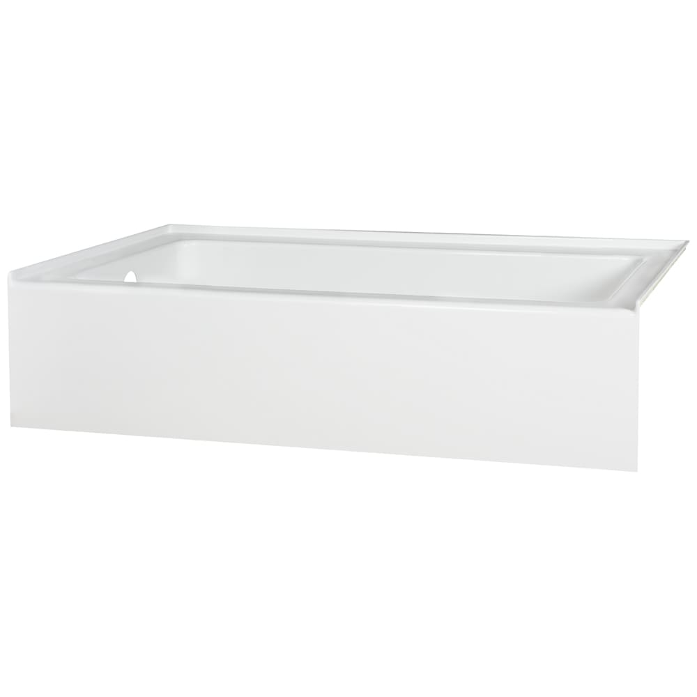 TASSILI Bristol Alcove Bathtub Left-Hand Drain 60 in. x 30 in.