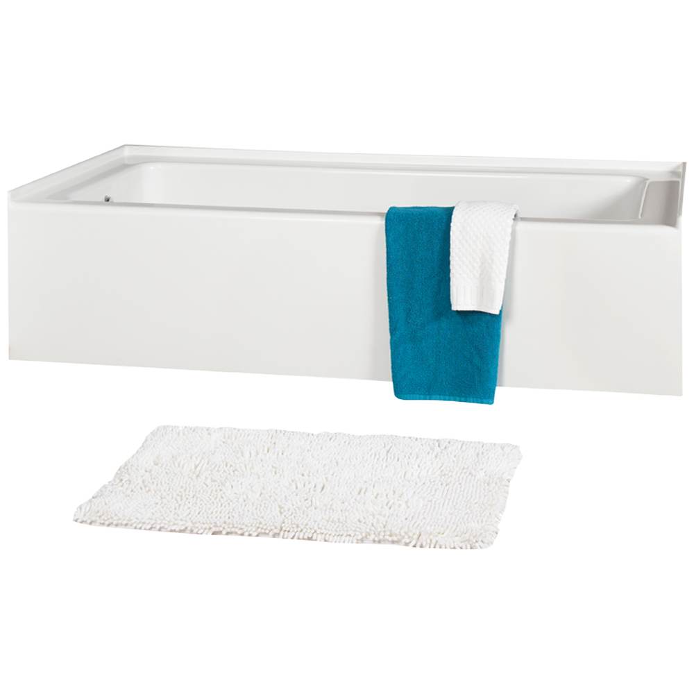 TASSILI Bristol Alcove Bathtub Left-Hand Drain 60 in. x 30 in.