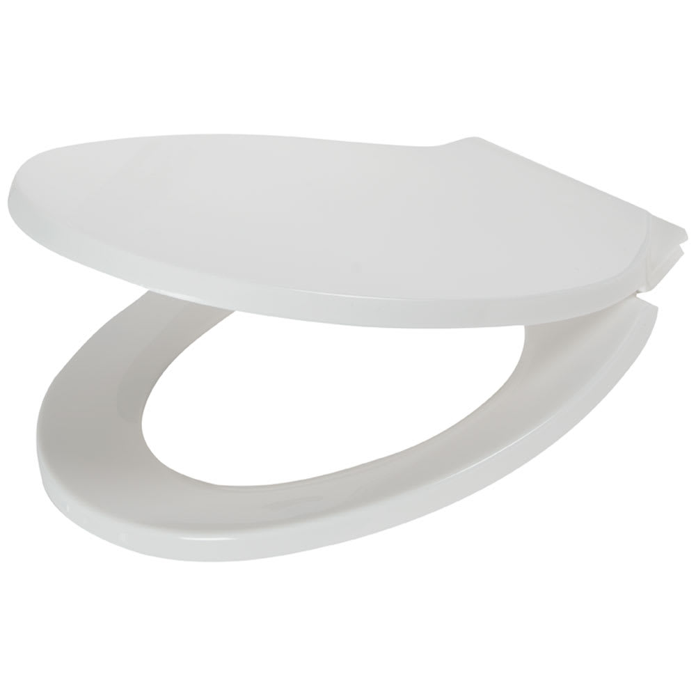 Siège de toilette rond en plastique à fermeture lente TASSILI