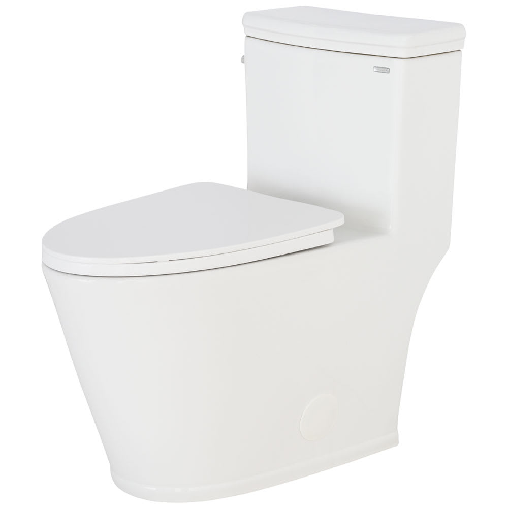 TASSILI SUPRA Quebec One-Piece Single-Flush Toilet White 4.8 L