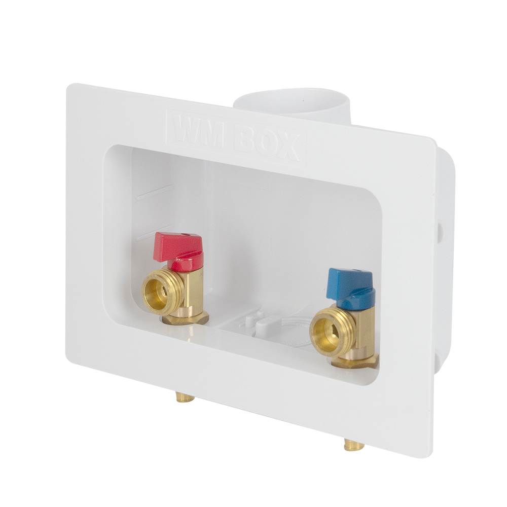 Ensemble de robinets pour laveuse encastré pex