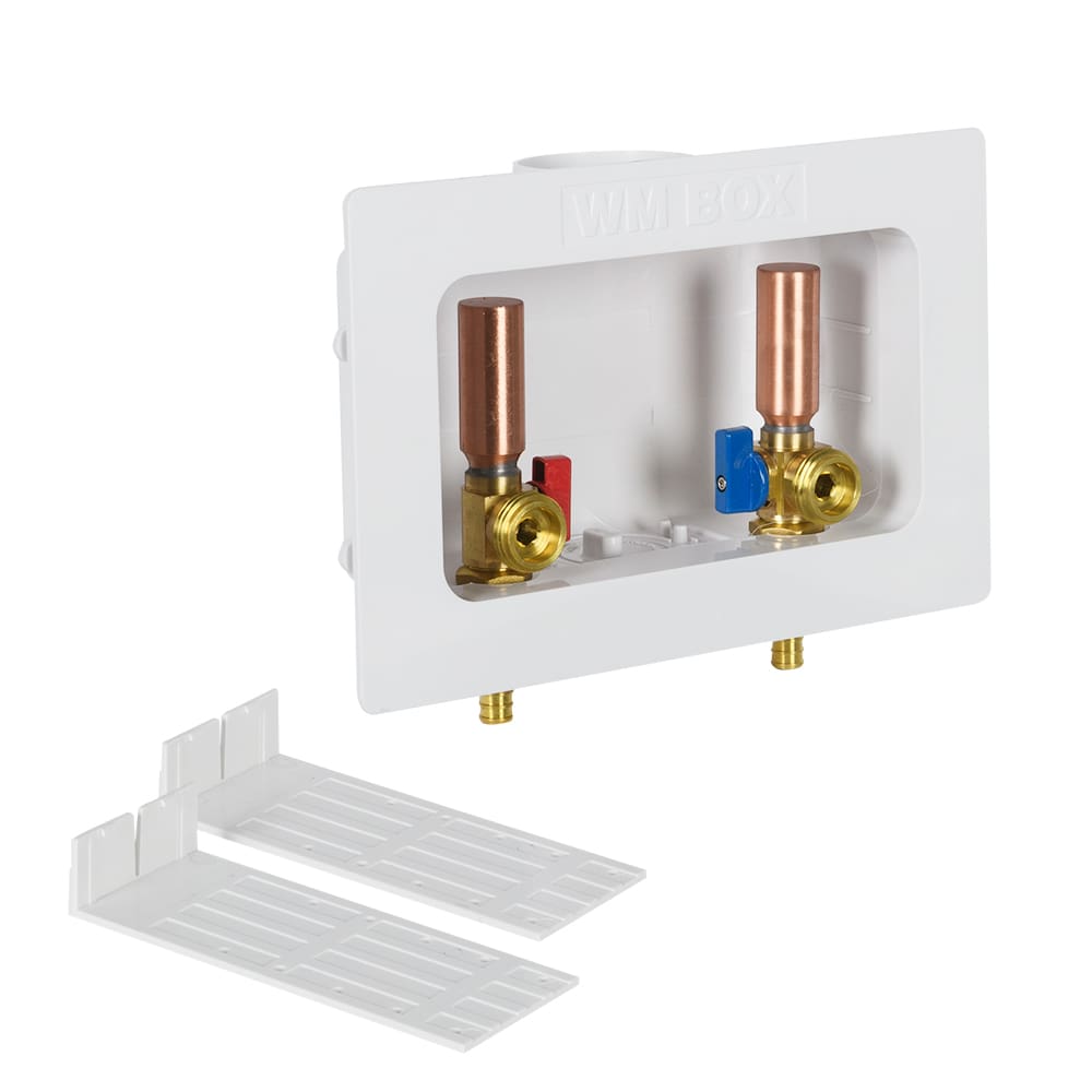 Washing Machine Outlet Box Set PEX and Protection Water Hammer