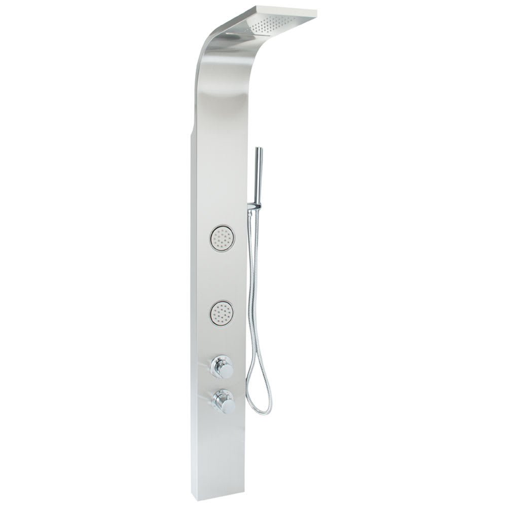 Colonne de douche thermostatique multifonction avec douchette à main Emy chrome TASSILI SUPRA