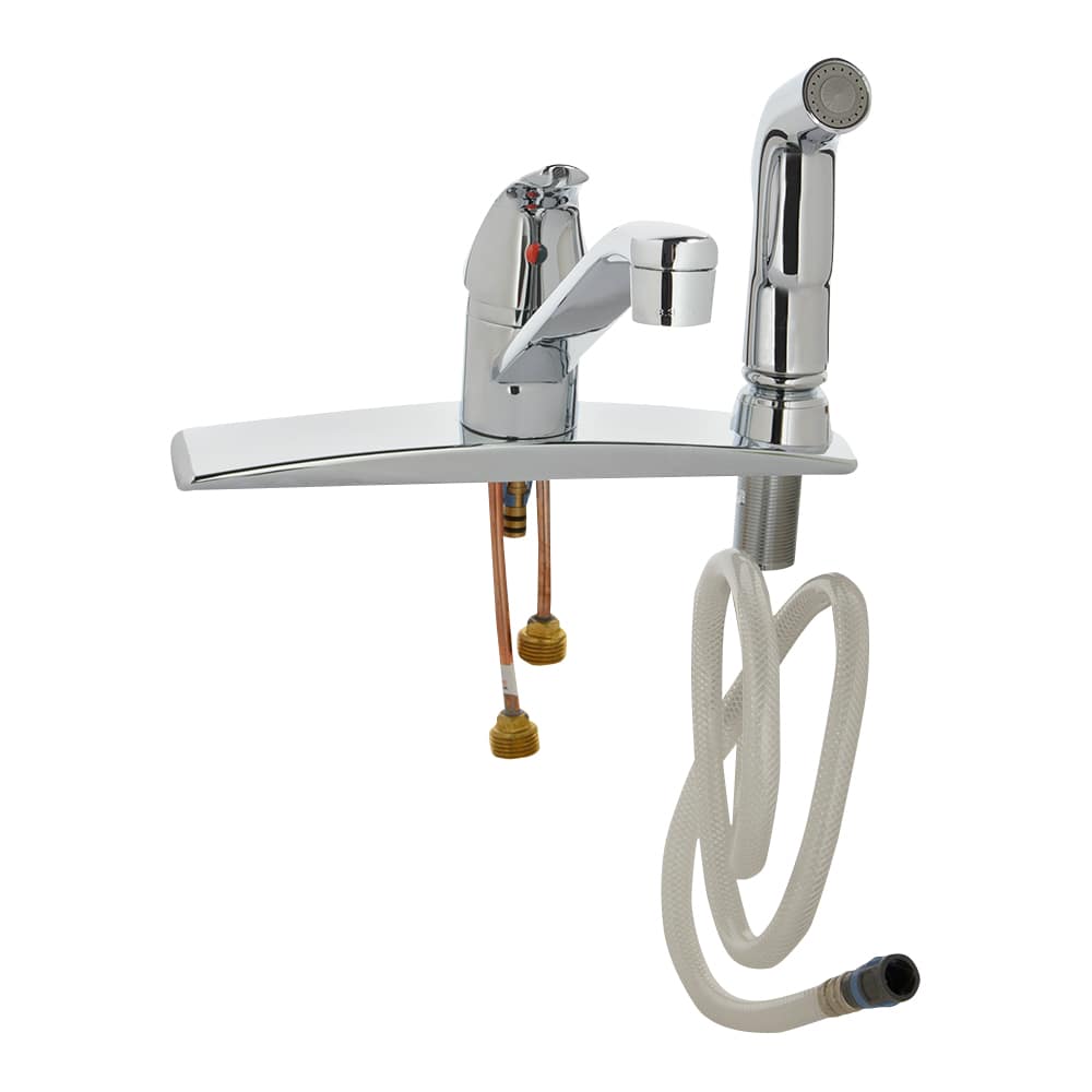 Robinet de cuisine avec rince-légumes 1 poignée chrome PFISTER