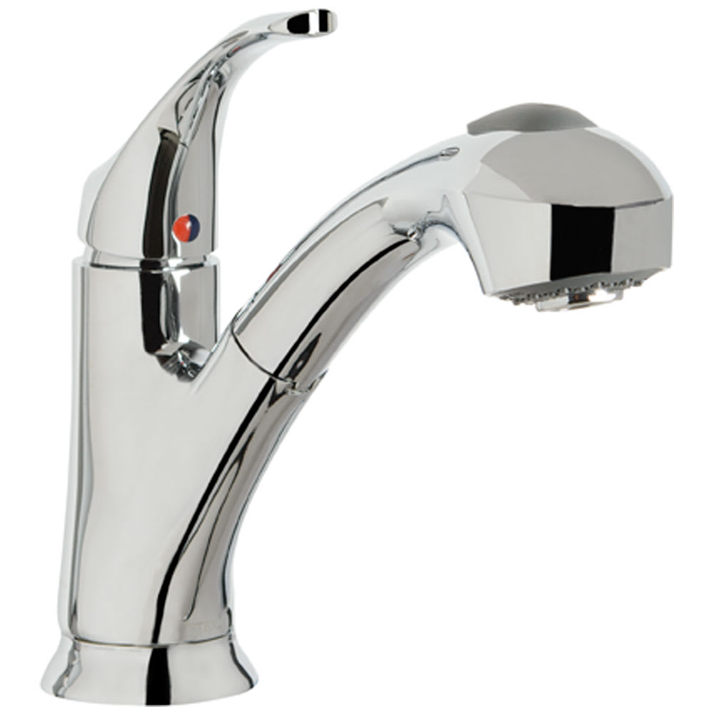 Robinet de cuisine à douchette rétractable 1 poignée Shelton chrome PFISTER