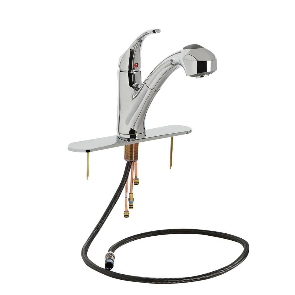 Robinet de cuisine à douchette rétractable 1 poignée Shelton chrome PFISTER