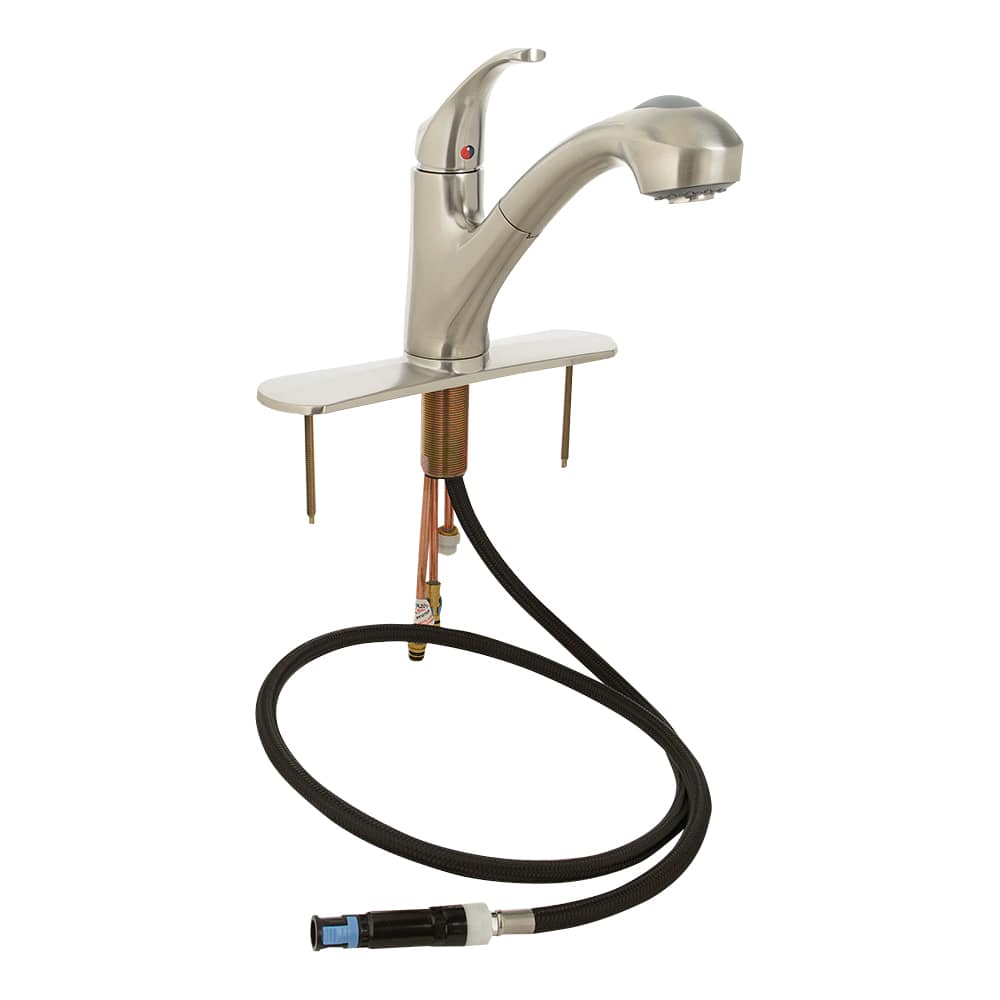 Robinet de cuisine à douchette rétractable 1 poignée Shelton nickel PFISTER