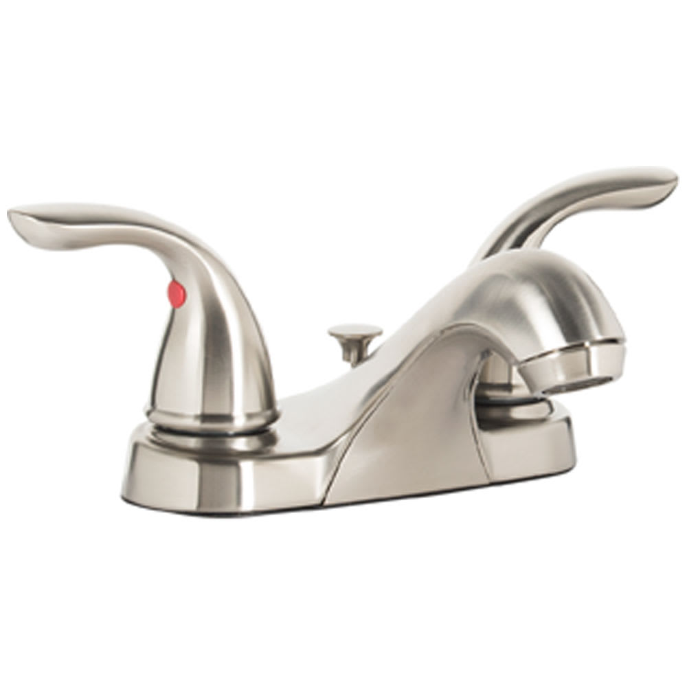 Robinet de lavabo 2 poignées Classic nickel brossé